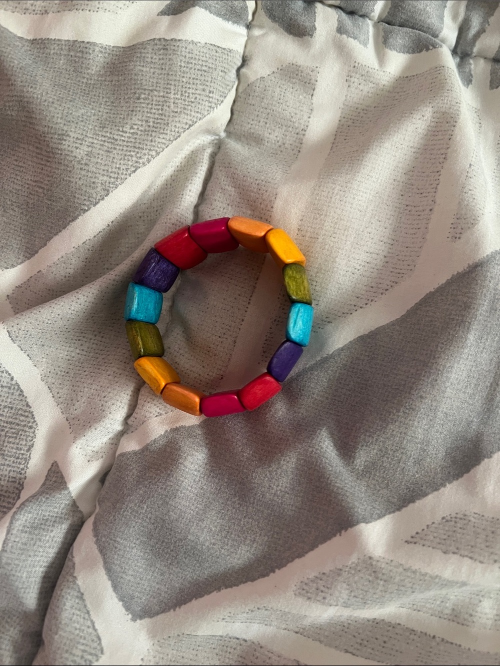 Colorful Multi-Color Stretch Beaded Bracelet - Women Accessories